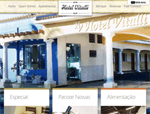 Tablet Screenshot of hotelvitalli.com.br